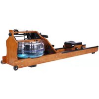 Machine à ramer pliable en bois pour fitness cardiovasculaire d'intérieur, modèle LM-1043, garantie 1 an, vente directe usine