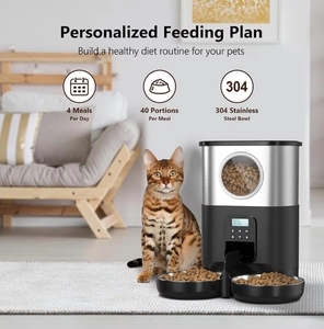 Distributeur automatique de nourriture pour animaux de compagnie léger 5L, étanche IPX5, en matériau de qualité alimentaire, pour chat de tout âge - Product Image 2
