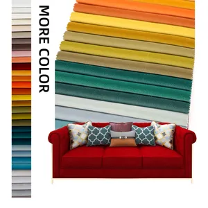 3 kişilik döşemelik kumaş kanepeler kumaş 2020 ev tekstili oturma odası için kadife % 100% Polyester örme iplik boyalı orta ağırlık