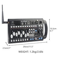 Contrôleur DMX sans fil PKnight DMX512 IP65 LED 192CH pour l'éclairage de scène, de mariage et d'événements