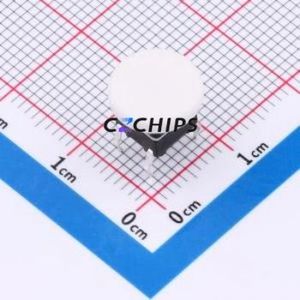 TSA06131-075B332CA-007E Tactile <b>Switch</b> Through hole-4P,6.1x6.1mm <b>Switch</b> Single Pole Single Throw Round Button 1.8N 6.1mm - Product Image 1