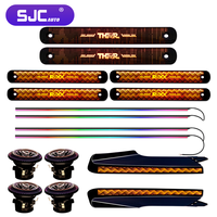 SJC-64 Couleurs pour Mahindra THAR2 THAR5 2020-2025, éclairage LED intérieur de voiture, accessoires de voiture, décoration intérieure, barre de lumières LED 12V