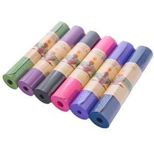 Tapete de Gimnasio Personalizado de TPE con Arco Simple, Antideslizante de Doble Cara, Alta Adherencia, Ecológico, para Fitness y Yoga, Venta al por Mayor, Fabricación OEM - Product Image 2