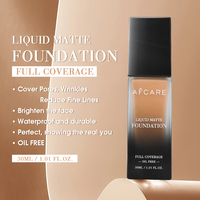 Fond de teint liquide mat imperméable blanchissant sans paraben hydratant anti-cernes contrôle du sébum biologique végétalien minéral marque privée
