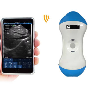 Sonda <span class=keywords><strong>micro</strong></span> convexa 5,0/7,0 MHz, sonda lineal 10/12MHz Ultrasonido inalámbrico de doble cabezal - Product Image 1