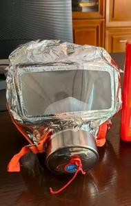 CFLC masker Respirator darurat anak, masker wajah penuh api perlindungan terhadap asap untuk anak-anak - Product Image 5