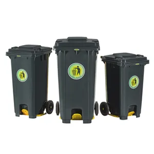 Buy Wholesale Plastic Garbage Can Dustbin Wheelie Bin Cart 4 Wheels Dolly  Trolley For Waste Trash Bins from Zhejiang Xinding Plastic Co., Ltd., China