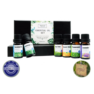 Lot de 6 Huiles Essentielles Pures et Naturelles – Nouveau Coffret Cadeau pour Diffuseur d'Air, Parfum d'Ambiance, Relaxation et Calme (Lavande, Thé, Citronnelle) - Product Image 5