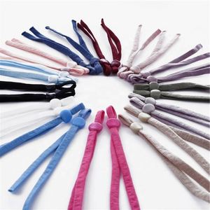 Manufacturer's Spot Wholesale 5mm Black and White Spandex/Polyester Elastic Rope Adjustable for Use with <b>Eyes</b> and Hats - Product Image 2