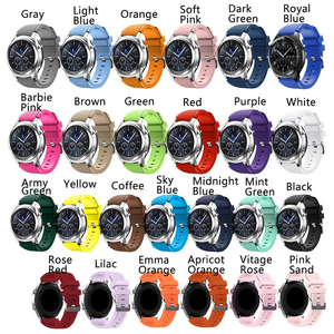 20 22mm <span class=keywords><strong>2019</strong></span> nouvelle couleur unique bande de montre en silicone pour huawei watch gt 2/samsung galaxy watch 44 46mm - Product Image 2