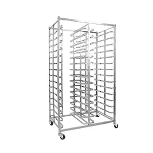 Bakery Trolley Restaurant Stainless Steel Bakery Tray Rack Trolley Hotel Equipment