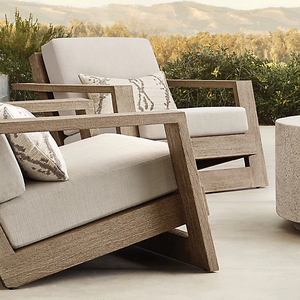Cómodo Sofá de Madera Maciza de Teca para Exteriores, Juego de Muebles de Madera de Teca para Patio, Sofá de Madera Maciza para Exteriores, Juego de Sofás para Jardín - Product Image 2