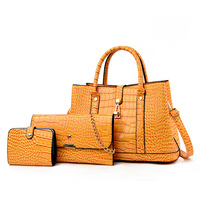 Sac à main multifonctionnel pour maman en PU à motif alligator, sac à bandoulière pour femme, sac à main transversal, livraison directe d'usine