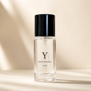 Minimalist Tall Round Transparent Black Topped 18ml <b>perfume</b> <b>bottle</b> - Product Image 4