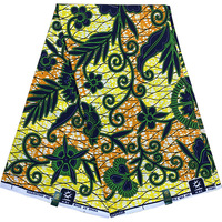Kain Ankara Cetak Lilin Afrika 100% Katun Organik, Pola Batik untuk Gaun, Tas, Pakaian - Anti-statis Anti-Sobek untuk Anak Laki-laki