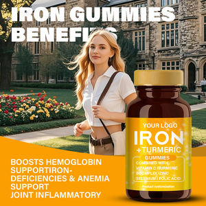 Forte demande Marque privée Bonbons en fer Multivitamine C Curcuma Folate Suppléments en fer Bonbons en fer Vitamines pour hommes et femmes - Product Image 3