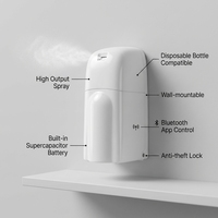 Diffuseur portable à batterie Crearoma 200 ml, machine à parfum pour hôtel, commande par application, design en plastique avec diffuseur d'huile
