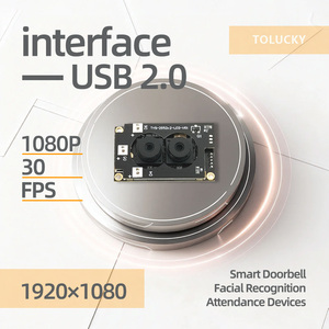 1/2.9นิ้ว GC2053 1920*1080 CMOS อินฟราเรด RGB 2MP การควบคุมการเข้าถึงโมดูลกล้องส่องทางไกล USB - Product Image 4