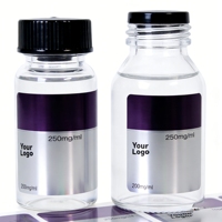 Autocollants en vinyle souples en gros pour flacons de 3 ml à 25 ml pour l'industrie automobile et les lubrifiants