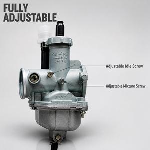 Carburateur PZ27 à starter manuel compatible avec les moteurs CG125 CG150 CG250, ATV, tricycle, cyclomoteur – Pièce <span class=keywords><strong>de</strong></span> rechange universelle - Product Image 4