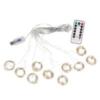 Guirnalda de Luces Navideñas Tipo Cortina, Guirnalda Navideña para Ventana con Alimentación USB, Luces LED Impermeables IP65 para Fiestas