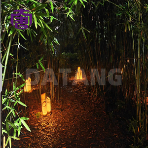 Luz LED Decorativa con Diseño de Bambú para Decoración de Parques y Ambiente Exterior - Product Image 3