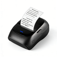 Imprimante thermique portable SHUNQI 50 mm, imprimante thermique sans fil USB-C Bluetooth, imprimante de reçus et d'étiquettes, mini imprimante mobile