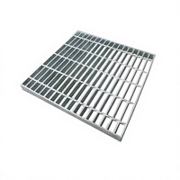 Grille de sol anti-corrosion en acier inoxydable galvanisé pour escaliers de villa moderne, usage extérieur
