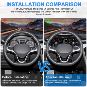 Navihua New Design <b>Car</b> <b>for</b> VW Volkswagen Passat Series 2015 Digital Cluster Linux System Auto <b>Speedometer</b> LCD Instrument Carplay - Product Image 3