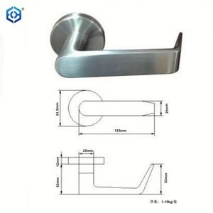 Poignée de porte intérieure en acier inoxydable de style américain - Product Image 6