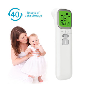 AOJ Thermomètre numérique auriculaire intelligent pour enfant Détecteur de fièvre <span class=keywords><strong>infrarouge</strong></span> <span class=keywords><strong>sans</strong></span> <span class=keywords><strong>contact</strong></span> frontal électrique Thermomètre auriculaire numérique Pistola - Product Image 4
