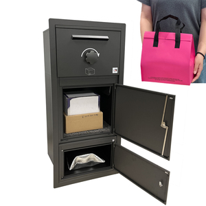 Aluminum Zinc Steel Parcel Drop Box with A4 Letter Slot and Food Storage Compartment - Product Image 1