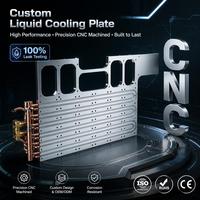 Plaque de refroidissement liquide en aluminium usinée CNC sur mesure de haute précision pour le refroidissement des batteries de véhicules électriques, pièces usinées 4 et 5 axes