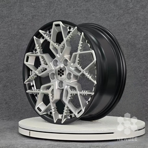 722Auto NB Negro Brillante Juego de 2 Piezas Forjadas 20-22 Mecánicas con Labio Profundo Cóncavo 5x112/5x120 para BMW <span class=keywords><strong>M5</strong></span> <span class=keywords><strong>Competition</strong></span> - Product Image 4
