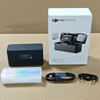 DJI Mic Mini 2S 2TX 1RX Microphone Lavalier Sans Fil 32 bits Float 14,5 Go Annulation IA 400m 48H 4 Canaux YouTube TikTok Vlog Vente en Gros