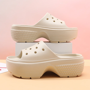 Women's <b>Platform</b> Sandals Black Chunky <b>Heel</b> Breathable <b>Open</b> <b>Toe</b> Outdoor Beach Shoes - Product Image 3