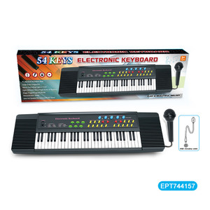 Jouet de <span class=keywords><strong>musique</strong></span> pour enfant, instrument de <span class=keywords><strong>musique</strong></span> à 54 touches, avec microphone pour faire de la <span class=keywords><strong>musique</strong></span> - Product Image 4