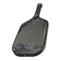 Maßgefertigter Carbon-Fiber Pickleball-Schläger 16mm MPP-Schaum-Racket für Training und Wettkampf