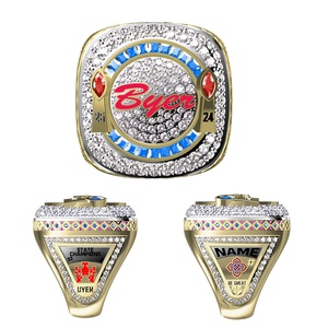 خاتم ماسي جديد للرجال من الفولاذ المقاوم للصدأ تصميم خيالي لكرة القدم - Product Image 3