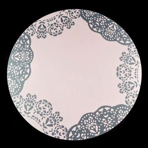 Sets de table ronds en plastique PP écologiques pour tables de cuisine, pour 4 personnes - Product Image 3