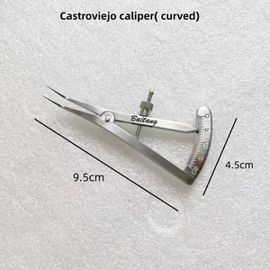 Plastik Cerrahi için Yüz Hassasiyet Tasarım Seti, Thorper Kaliperi, Townley Jameson Castroviejo Kaliperi, Açı Ölçer İçerir - Product Image 6