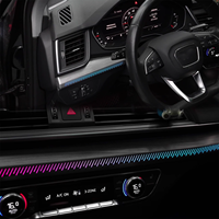 Éclairage d'ambiance dynamique pour tableau de bord version empattement court pour Audi Q5 2018-2025, bande LED d'ambiance, accessoires de console centrale