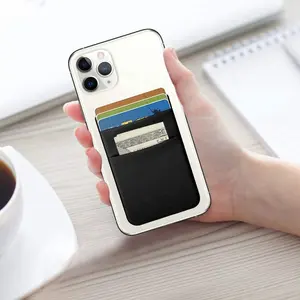 Mobile Holder Wallet YY Wholesale Cell Phone Wallet Stick On Credit Card Case Pocket Adhesive Mobile Phone Card Holder Pouch For Most Of Smartphones