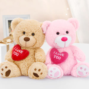 Boneka Beruang Teddy Kecil Grosir dengan Desain Hati Merah 'Aku Mencintaimu' Hadiah Sempurna untuk Hari Valentine Dekorasi untuk Pacar Warna Pink - Product Image 3
