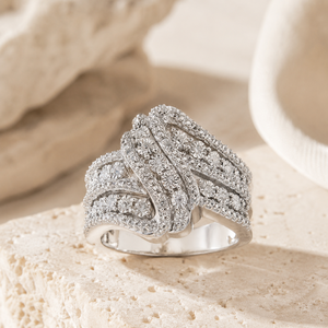 Anello Unisex con Incastonature, Gioiello da Dito alla Moda - Product Image 3