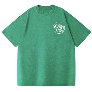 เสื้อยืดโอเวอร์ไซส์ผู้ชายสไตล์วินเทจ ผ้าฝ้าย 100% คุณภาพสูง พิมพ์ลายตามสั่ง ระบายอากาศได้ดี แขนสั้น ไซส์ใหญ่ น้ำหนัก 190 กรัม - Product Image 1