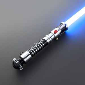 Espada de Duelo de Metal Personalizada LGT SABERS, Inspirada en <span class=keywords><strong>Kenobi</strong></span>, Espada Pesada con Neopixel, Cambio de Color de Arcoíris de Fuego, Luces Intermitentes, Regalo - Product Image 4