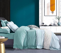 Parure de Lit en Microfibre 100% Polyester Imprimée sur Mesure, Housse de Couette Drap de Lit Tailles Queen et King