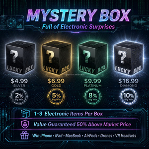 Caja Misteriosa Electrónica Lucky con <span class=keywords><strong>Tarjeta</strong></span> SIM 4G, Estilo Retro, con Más de <span class=keywords><strong>500</strong></span> Gadgets Personalizables, Regalo Sorpresa para Festivales - Product Image 5
