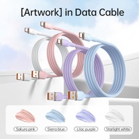 Câble USB-A vers Type-C 100W TPE durable haute vitesse, conducteur en cuivre pur, blindage tressé, charge rapide 5A pour ordinateur et écouteurs